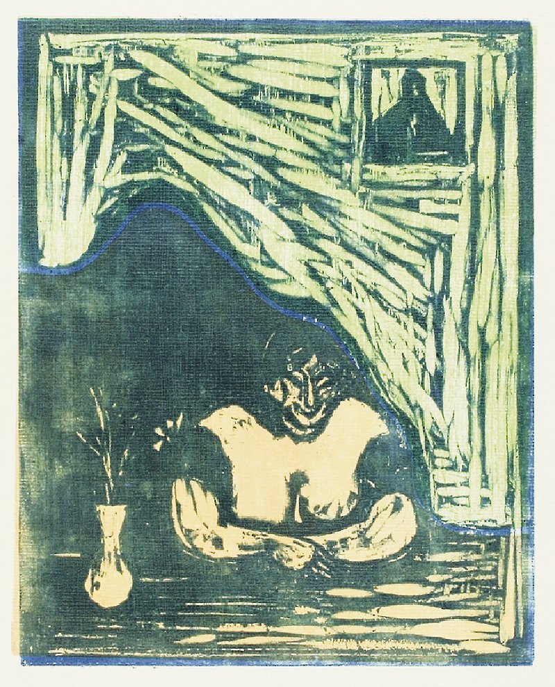 The Bear, from Alpha and Omega ca. 1908-1909 by Edvard Munch. Face