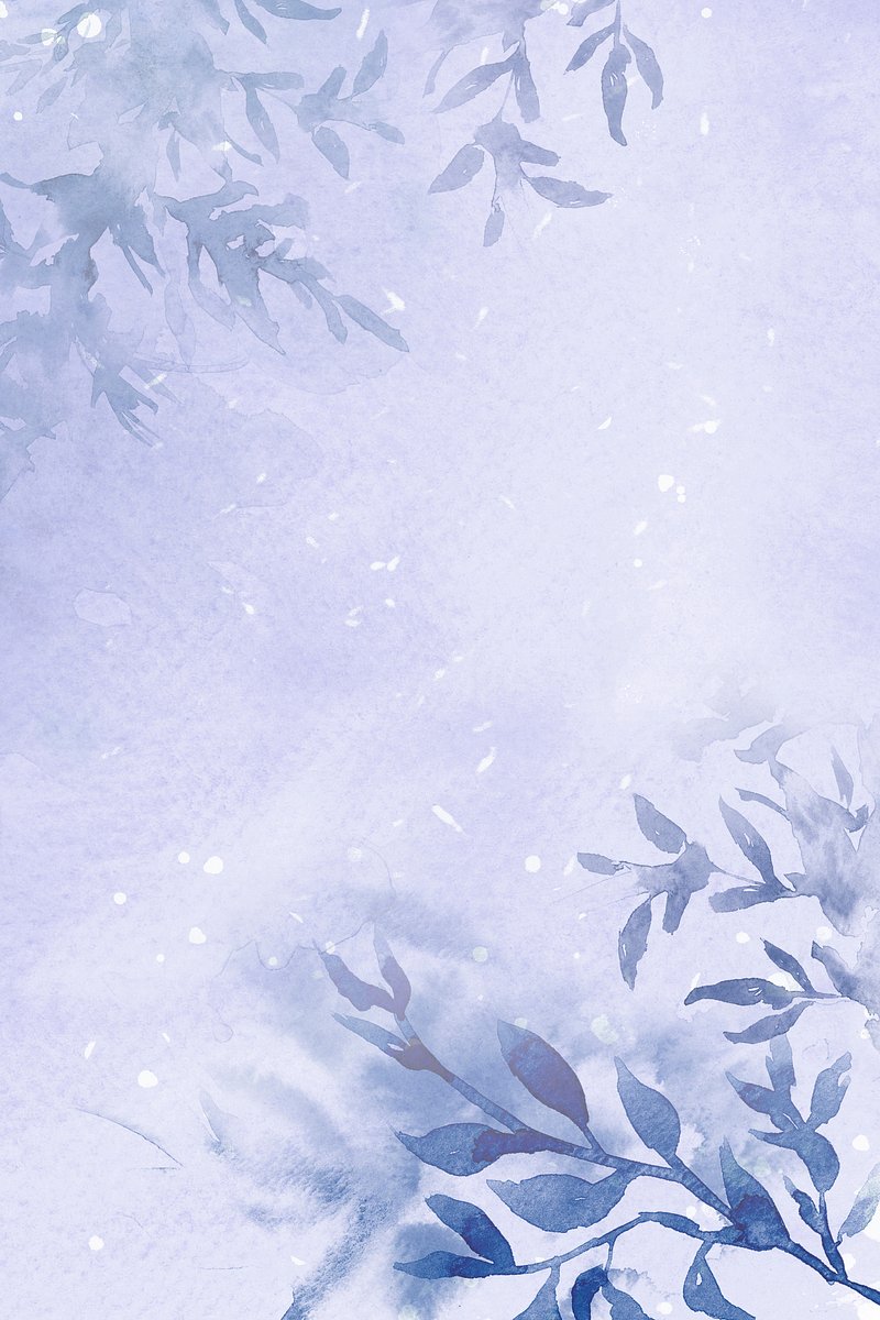 Floral winter watercolor background in purple | Free Photo - rawpixel