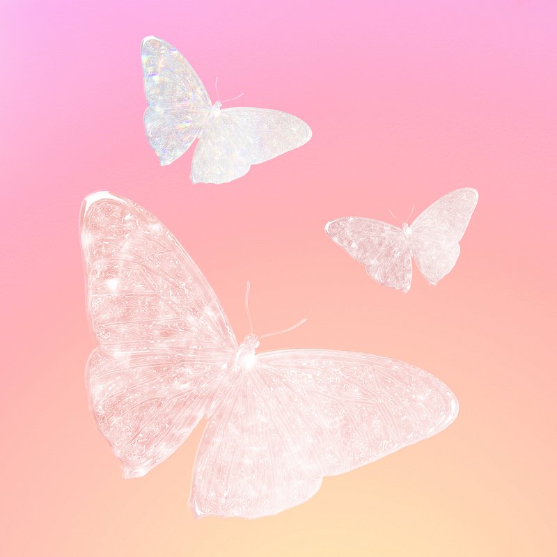 Aesthetic butterflies, vintage design, remixed | Free Photo ...