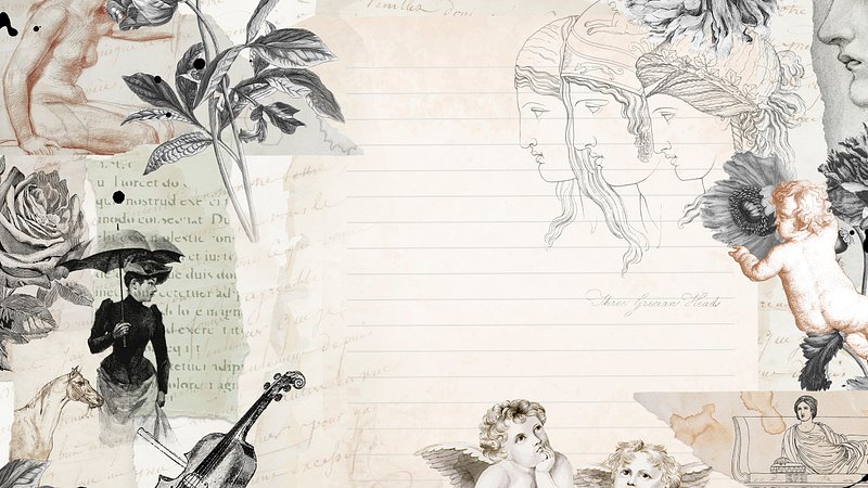 Download premium image of Aesthetic note iPhone wallpaper, vintage blank  scrapbook journal not…
