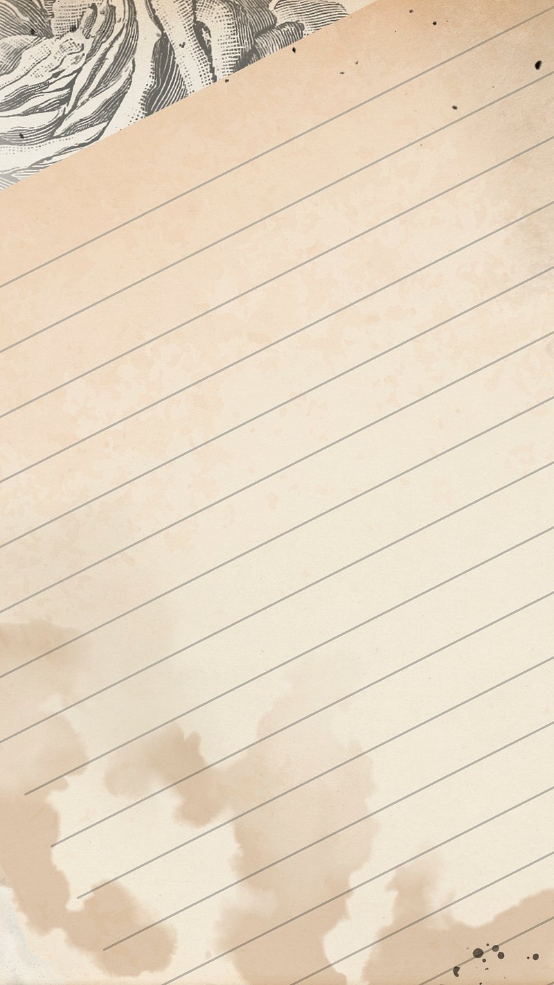Download premium image of Aesthetic note iPhone wallpaper, vintage blank  scrapbook journal n…