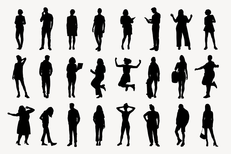 Person, Silhouette, Man, Male, Drawing, Portrait, Profile Of A Person, Face  transparent background PNG clipart