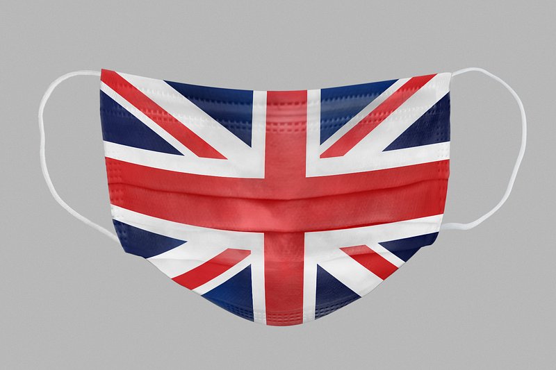 UK flag pattern face mask | Premium PSD - rawpixel