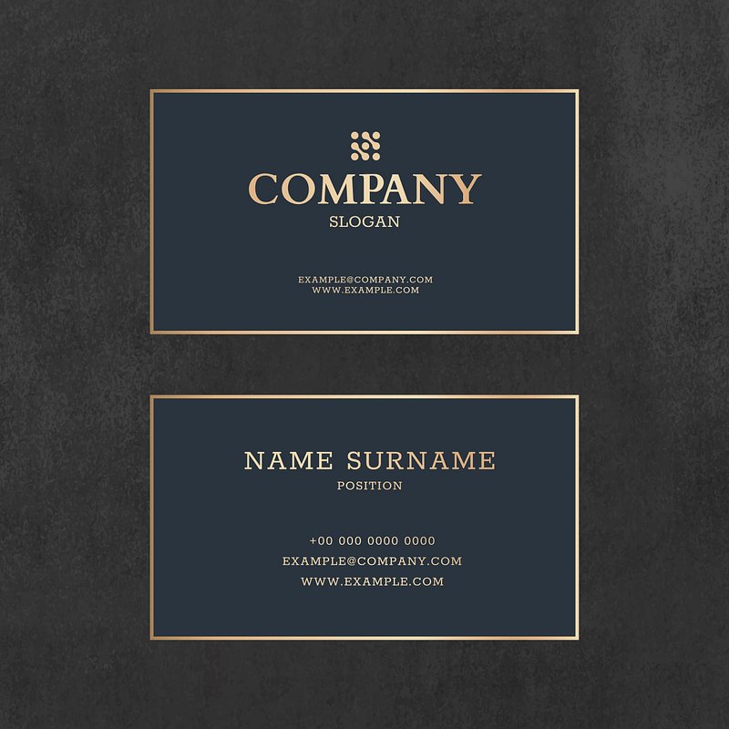 Luxury Business Card Design Template