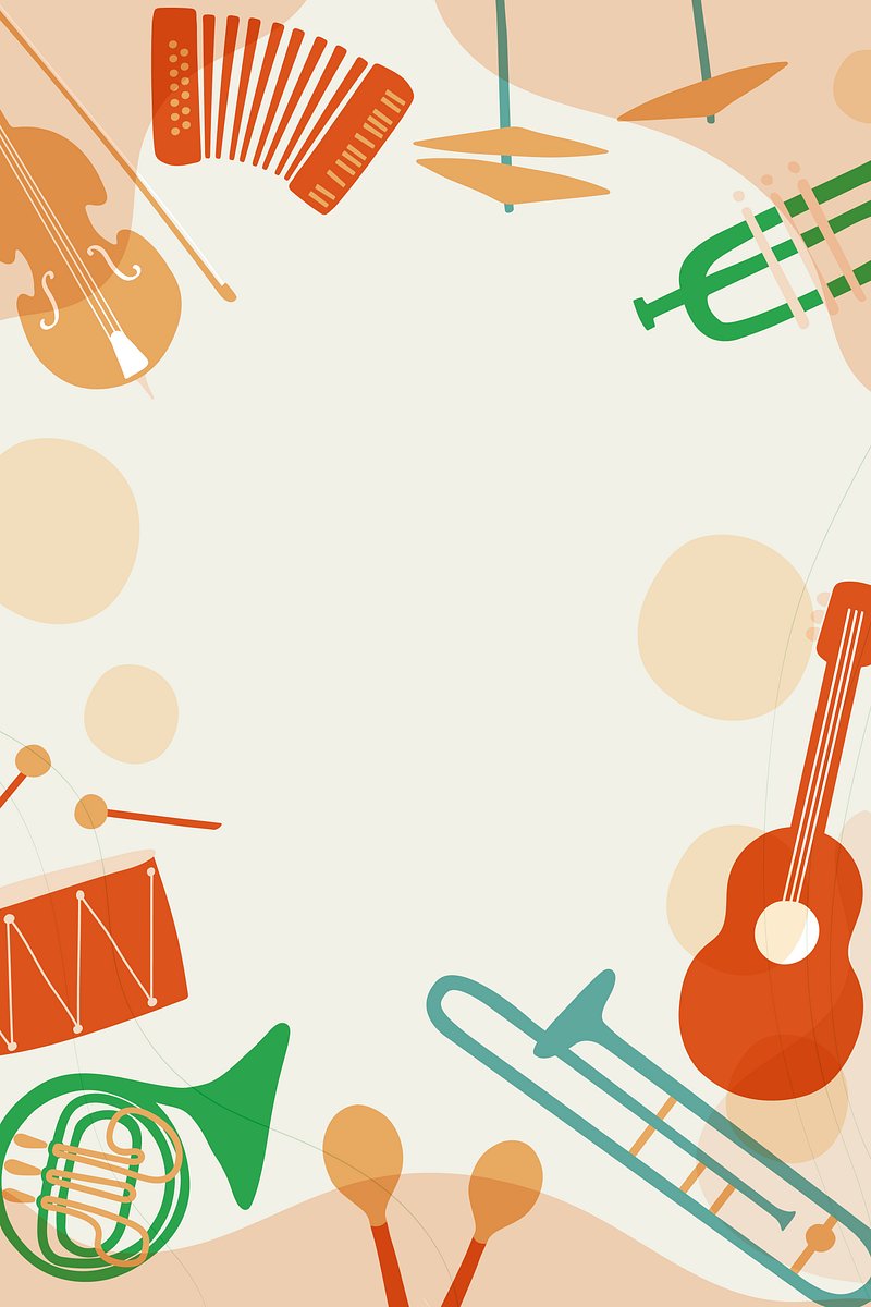 Aesthetic jazz background, musical instrument | Free Vector - rawpixel