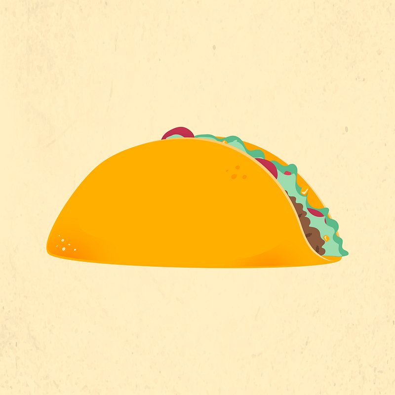 Taco doodle clipart, Mexican food | Premium Vector Illustration - rawpixel