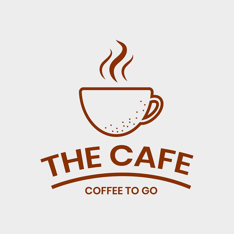 Cafe logo, food business template | Free PSD Template - rawpixel