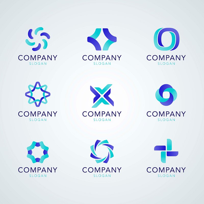 Blue company slogan collection vector | Premium Vector - rawpixel