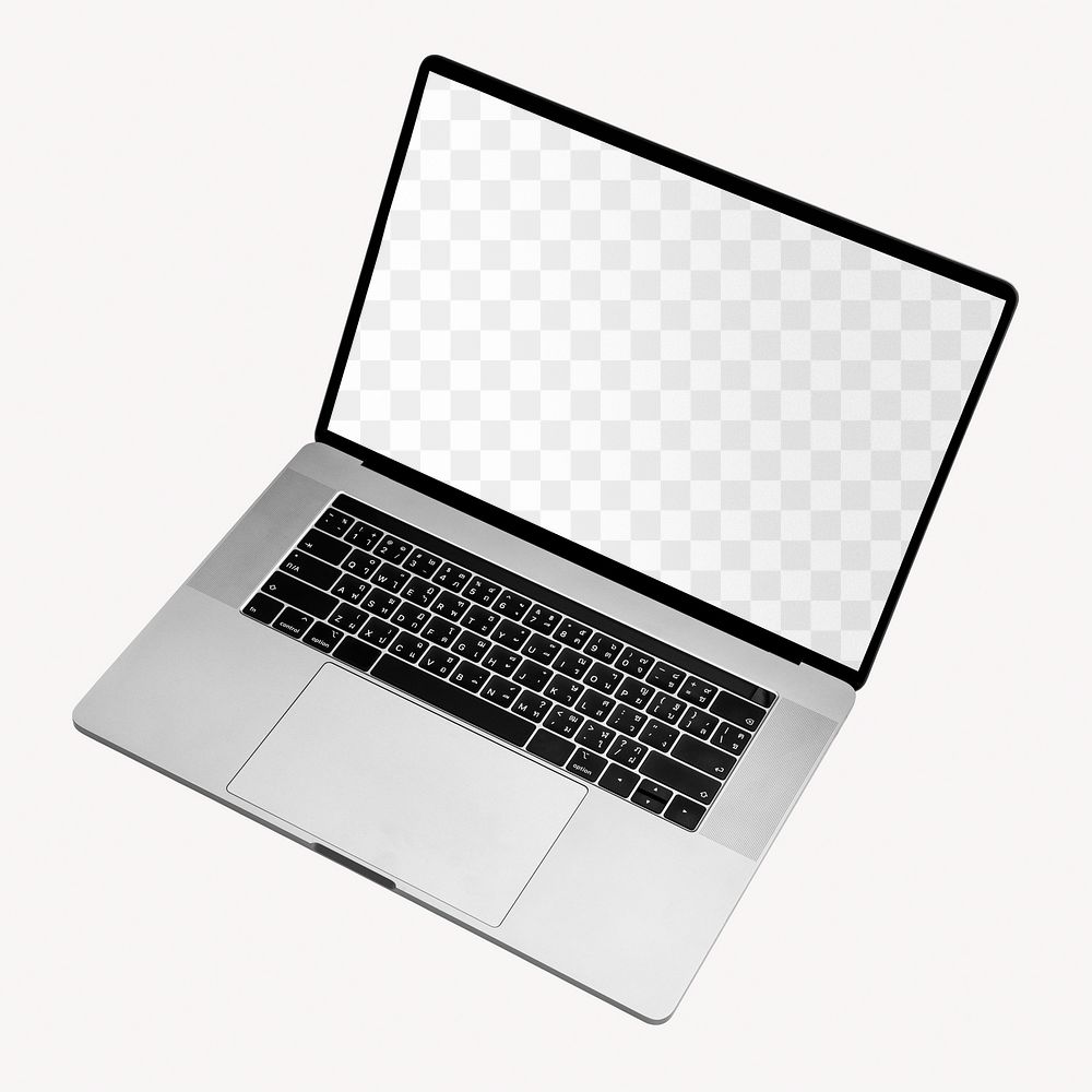 Laptop screen png mockup, transparent Premium PNG rawpixel