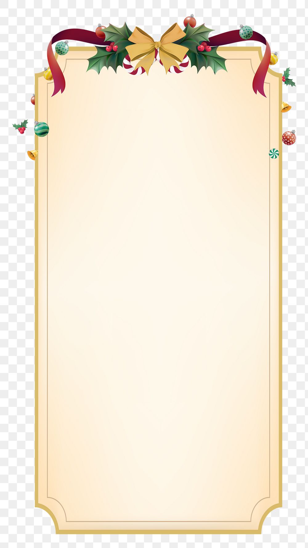 Christmas frame png festive sticker, | PNG - rawpixel