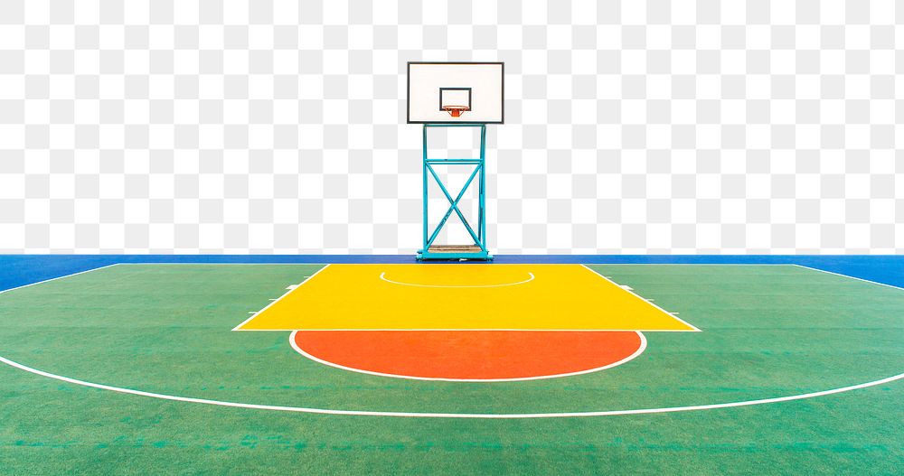 Basketball court png border, sport Free PNG rawpixel