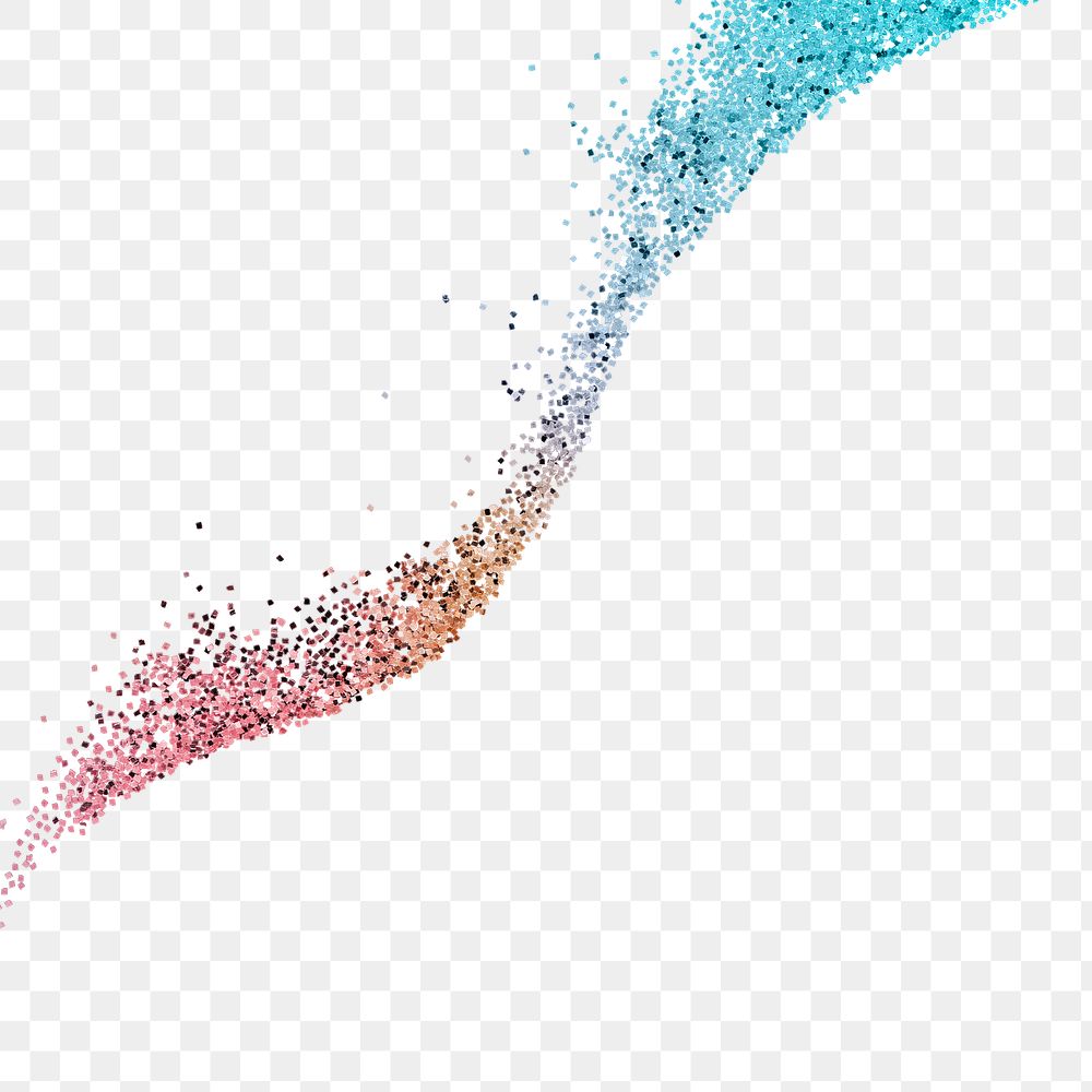 Dusty pink and blue particles | Premium PNG Sticker - rawpixel