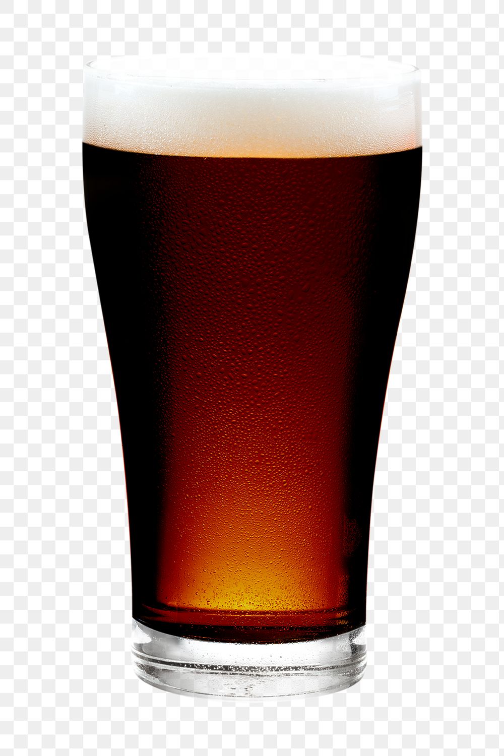 Dark beer in pint png | Free PNG Sticker - rawpixel