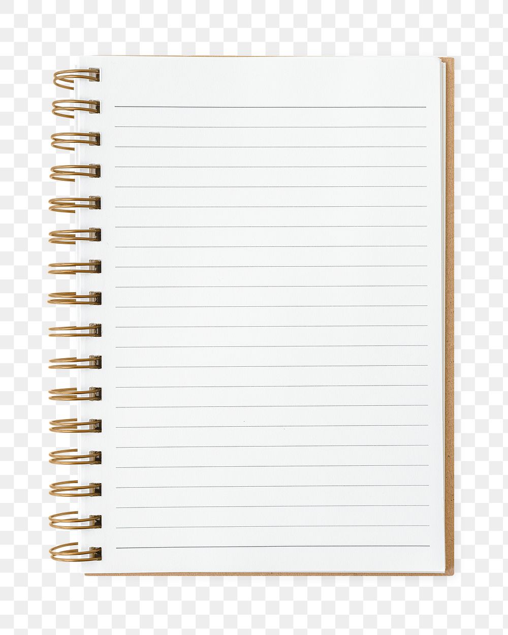 White ruled notebook mockup | Premium PNG Sticker - rawpixel