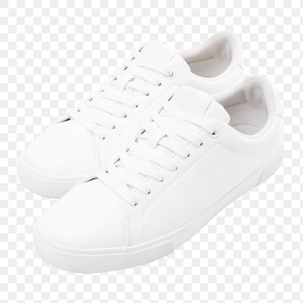 Png white canvas sneakers mockup | Premium PNG Sticker - rawpixel