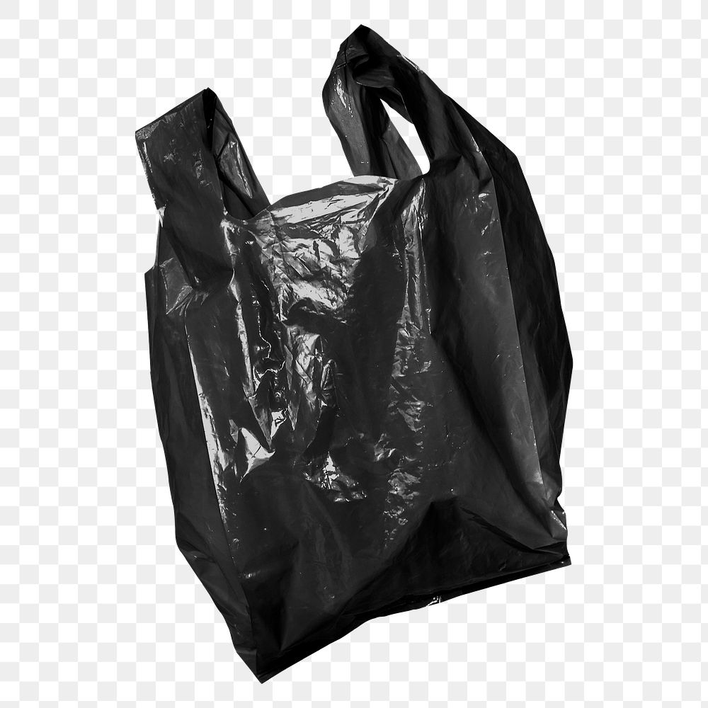 Black plastic bag png sticker, | Premium PNG - rawpixel