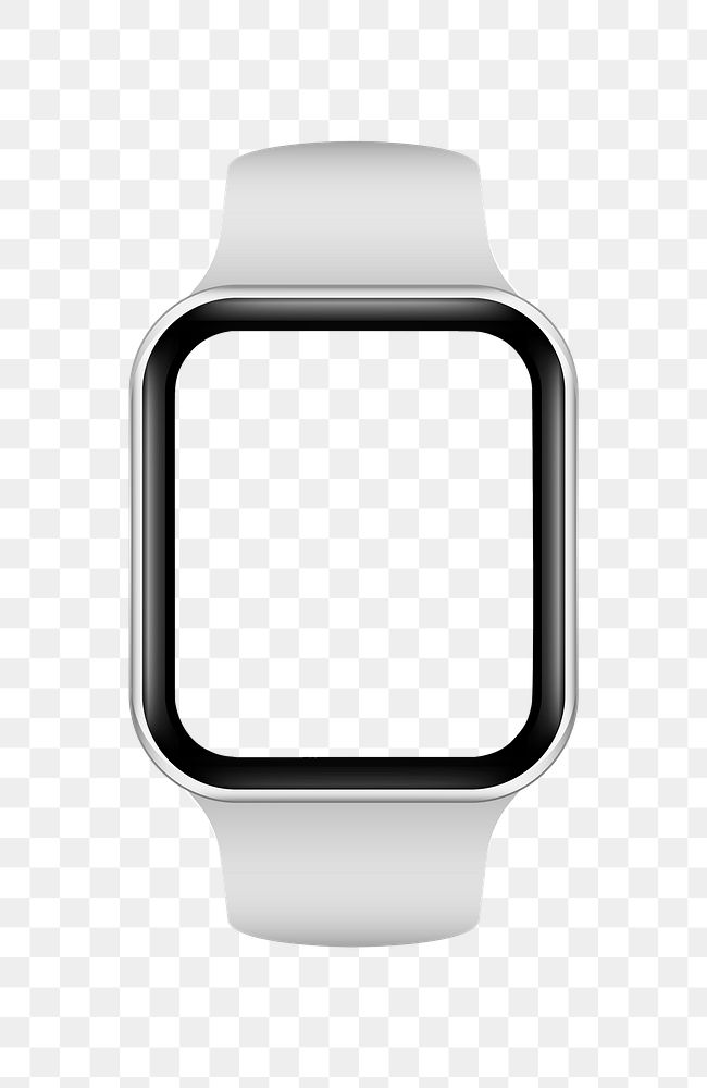 Blank smartwatch mockup illustration Free PNG rawpixel