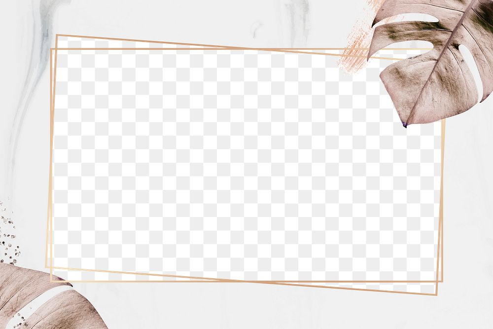 Marble frame png with dry | Free PNG - rawpixel