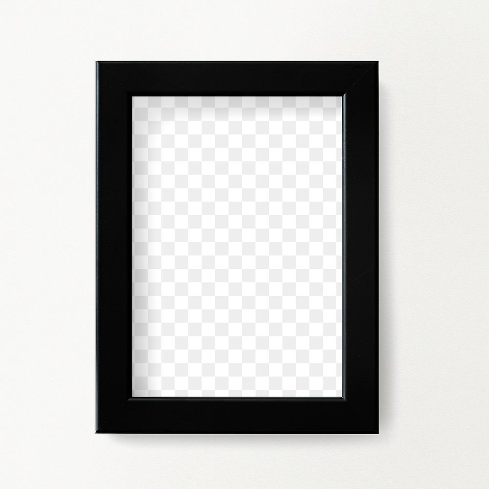 Black frame mockup on a wall Free PNG rawpixel