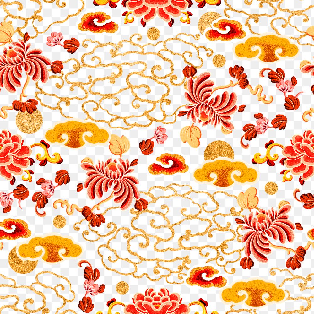 Png colorful Chinese art pattern | Free PNG - rawpixel