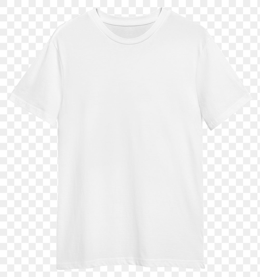 White tee png mockup on transparent | Premium PNG Sticker - rawpixel