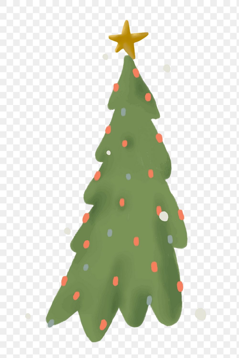 Christmas tree png, doodle sticker, | Premium PNG Sticker - rawpixel