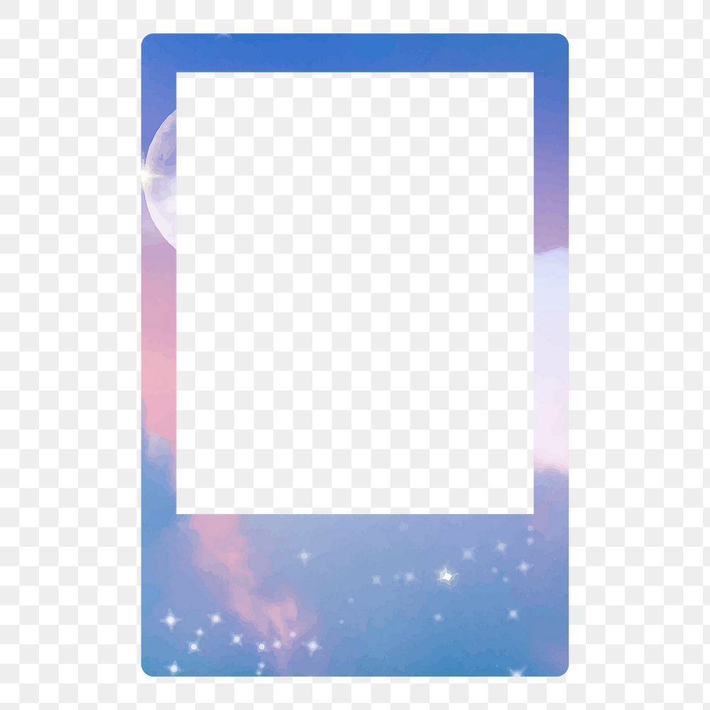 Aesthetic png instant photo frame, | Premium PNG Sticker - rawpixel