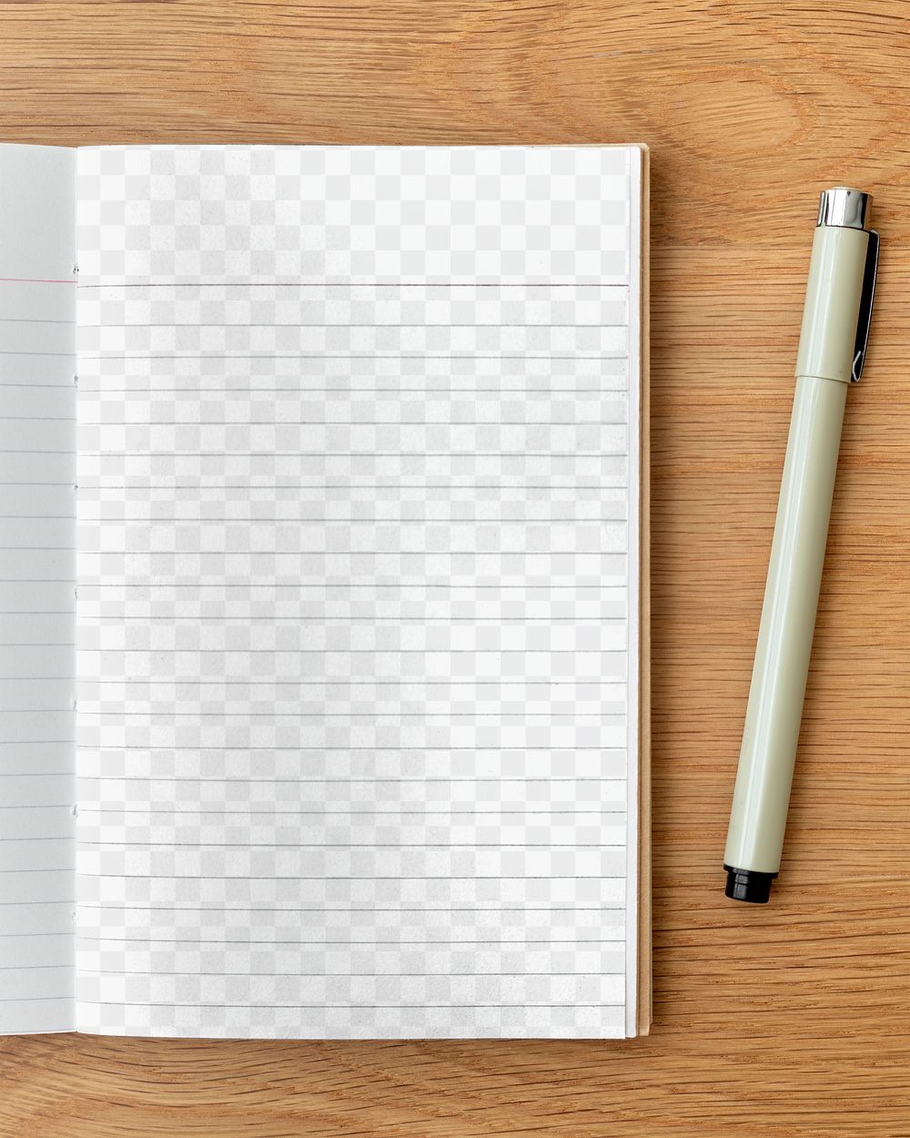 Blank Plain White Notebook Page Free Png Mockup Rawpixel