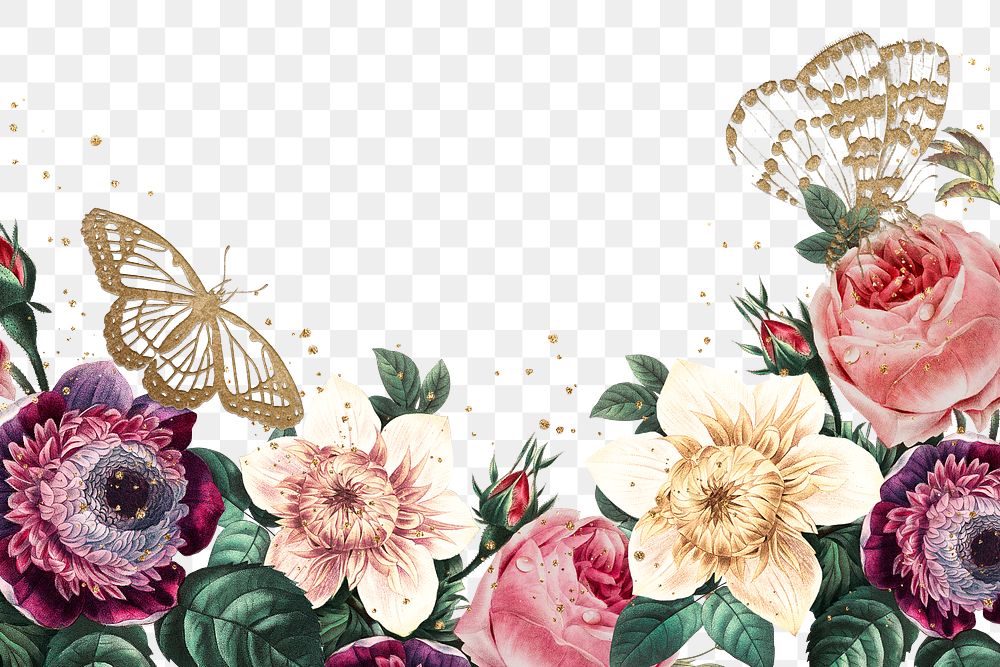 Floral Border Designs | Free Vector Graphics, Clip Art, PSD & PNG