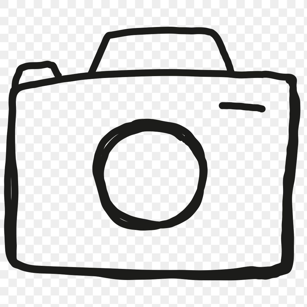 Black and white camera transparent | Free PNG - rawpixel