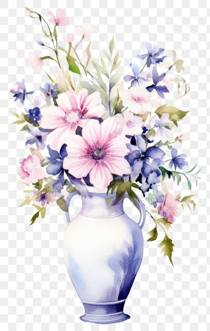 PNG Flower vase plant art. Free PNG rawpixel