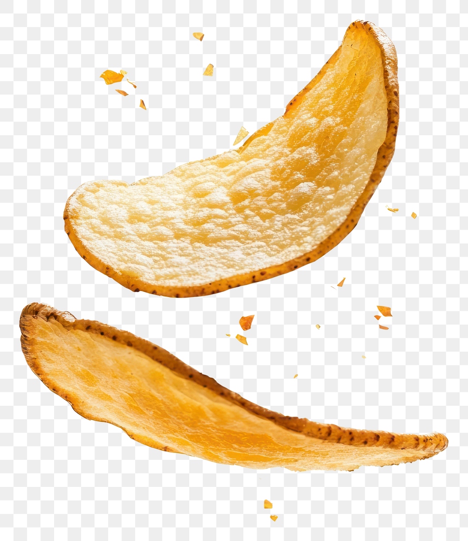 PNG Exploding 2 potato chips | Free PNG - rawpixel