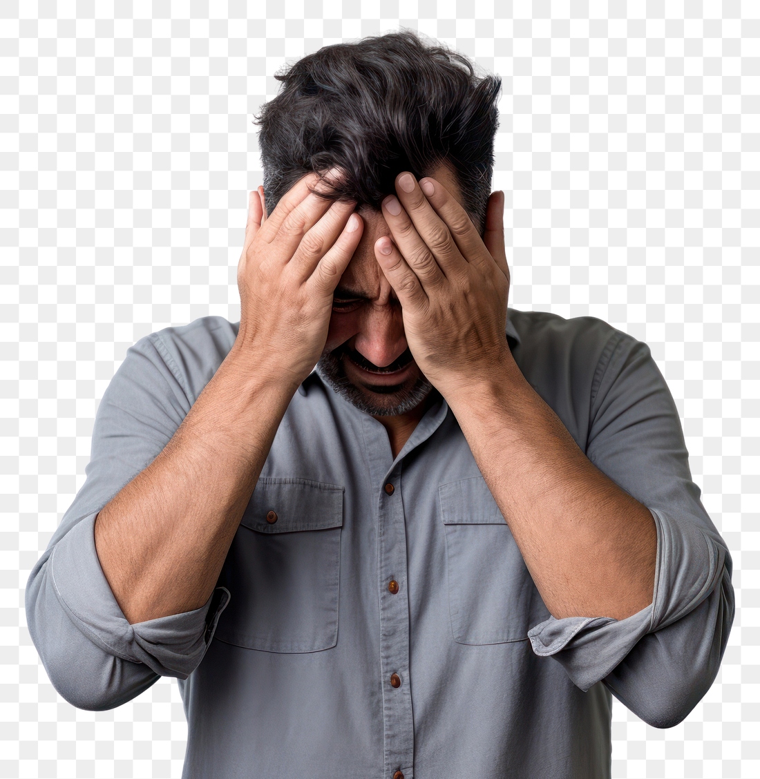 PNG Man doing facepalm anxiety | Premium PNG - rawpixel