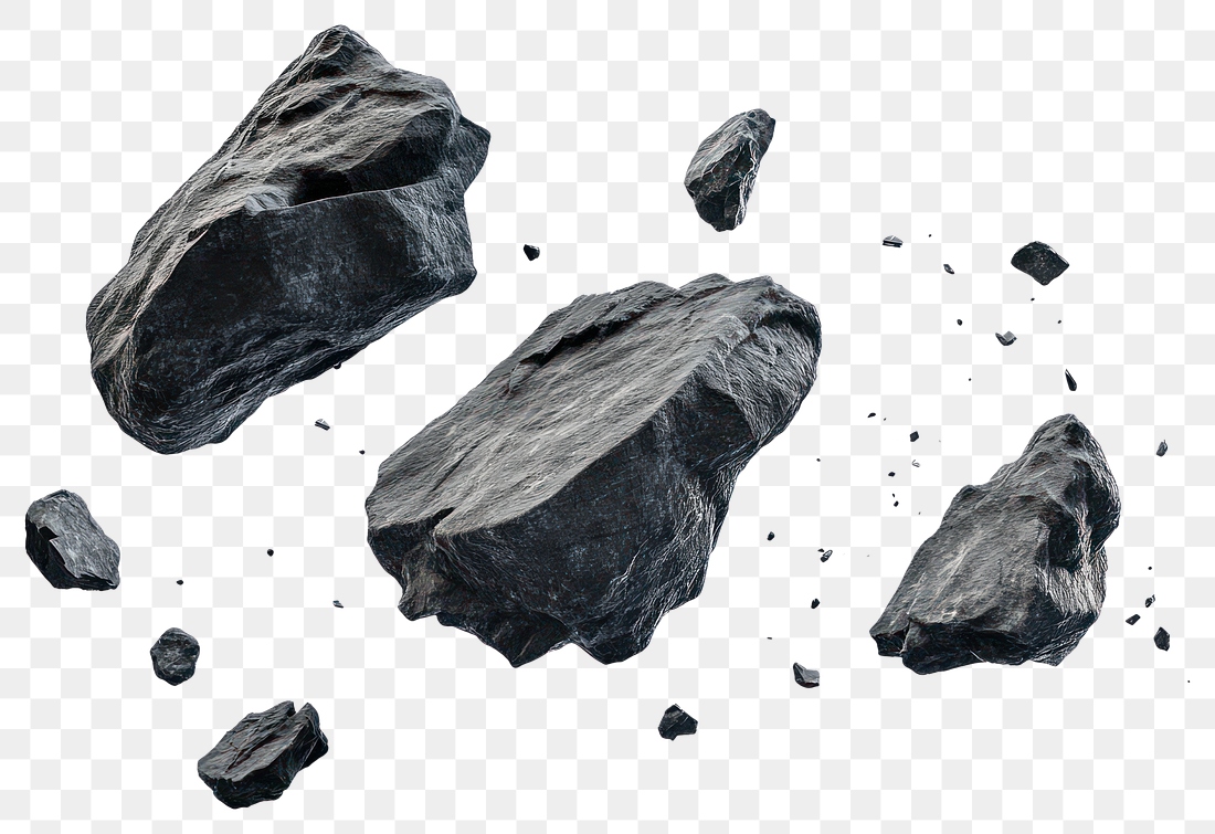 PNG Dark rocks debris flying | Free PNG - rawpixel