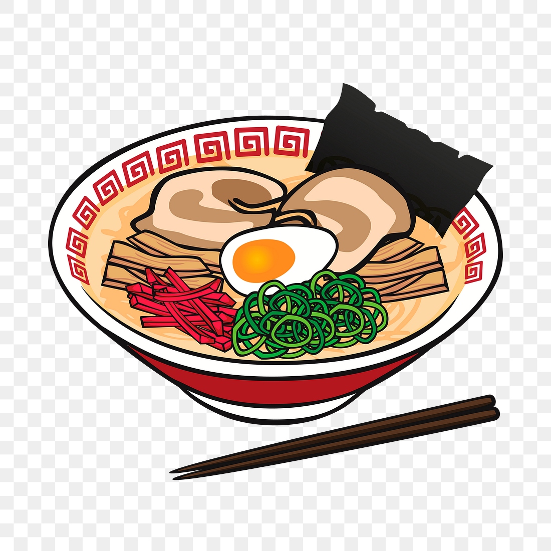 Ramen noodle png sticker, Japanese | Free PNG - rawpixel