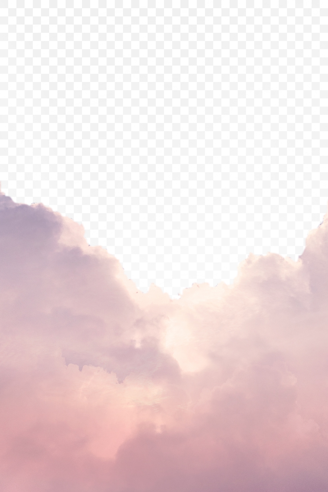 Pastel pink clouds png border, | Premium PNG - rawpixel