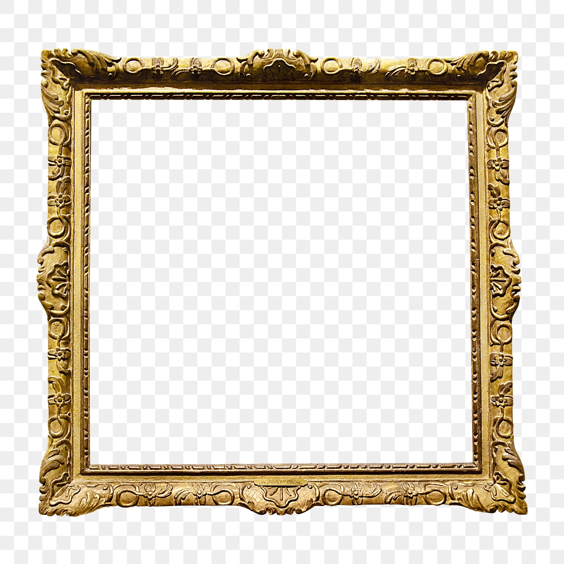 Vintage frame png sticker, transparent | Free PNG - rawpixel