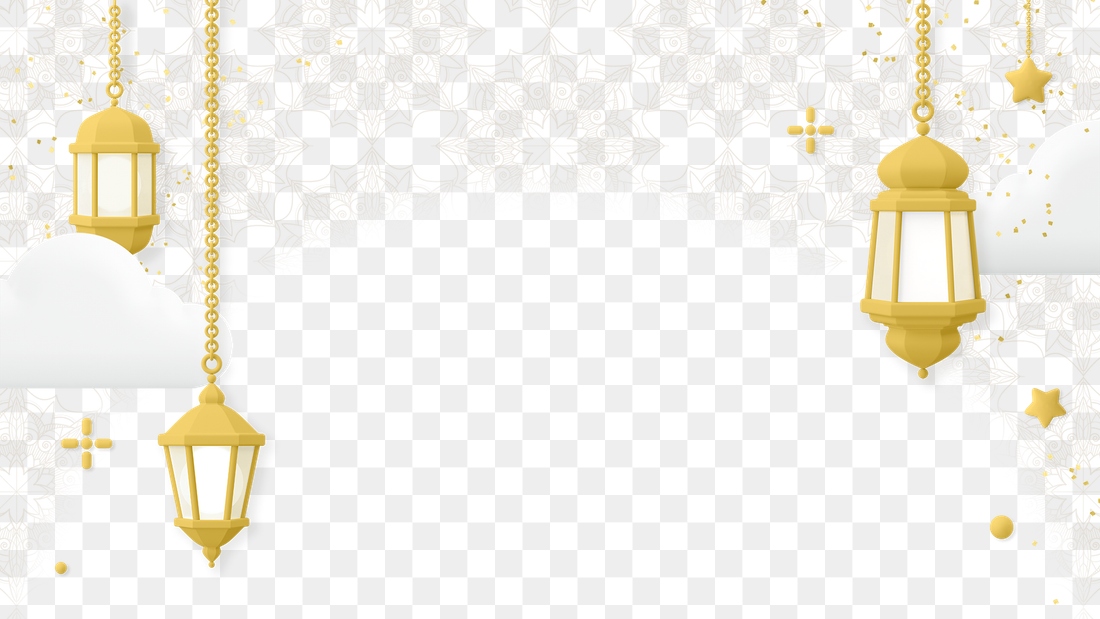 D Gold Lanterns Png Border Premium Png Rawpixel