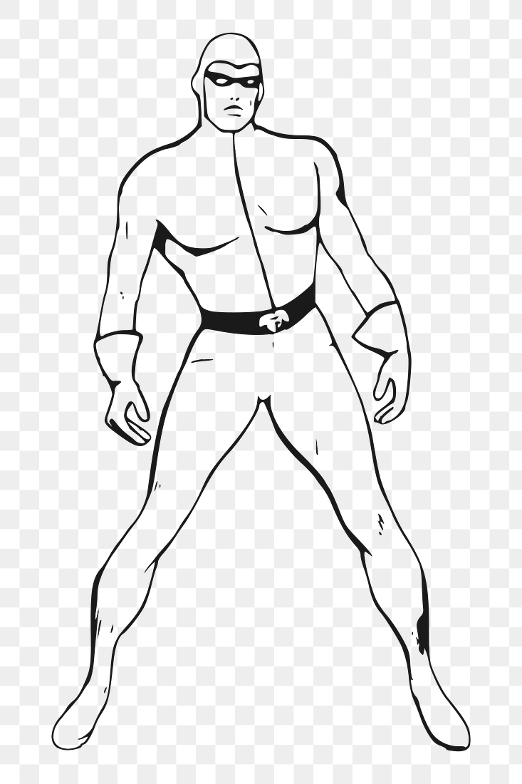Super hero png illustration, transparent Free PNG rawpixel