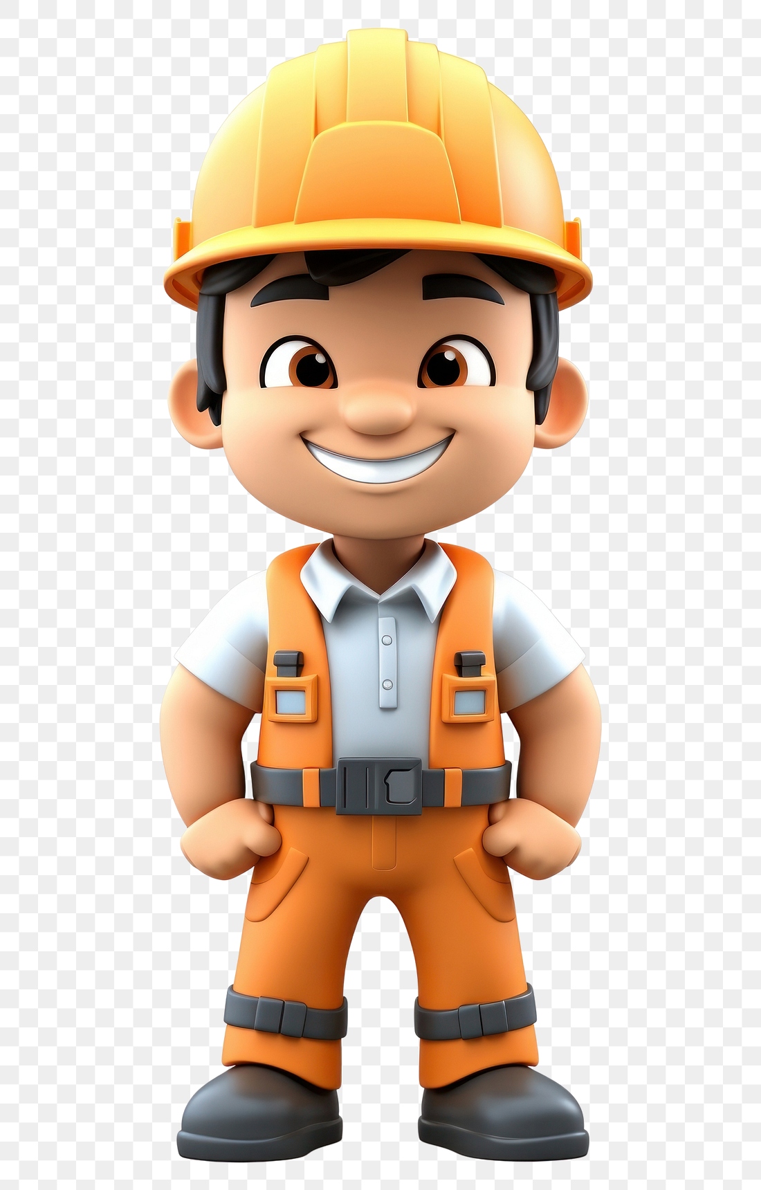 PNG Cartoon hardhat helmet worker. | Premium PNG - rawpixel