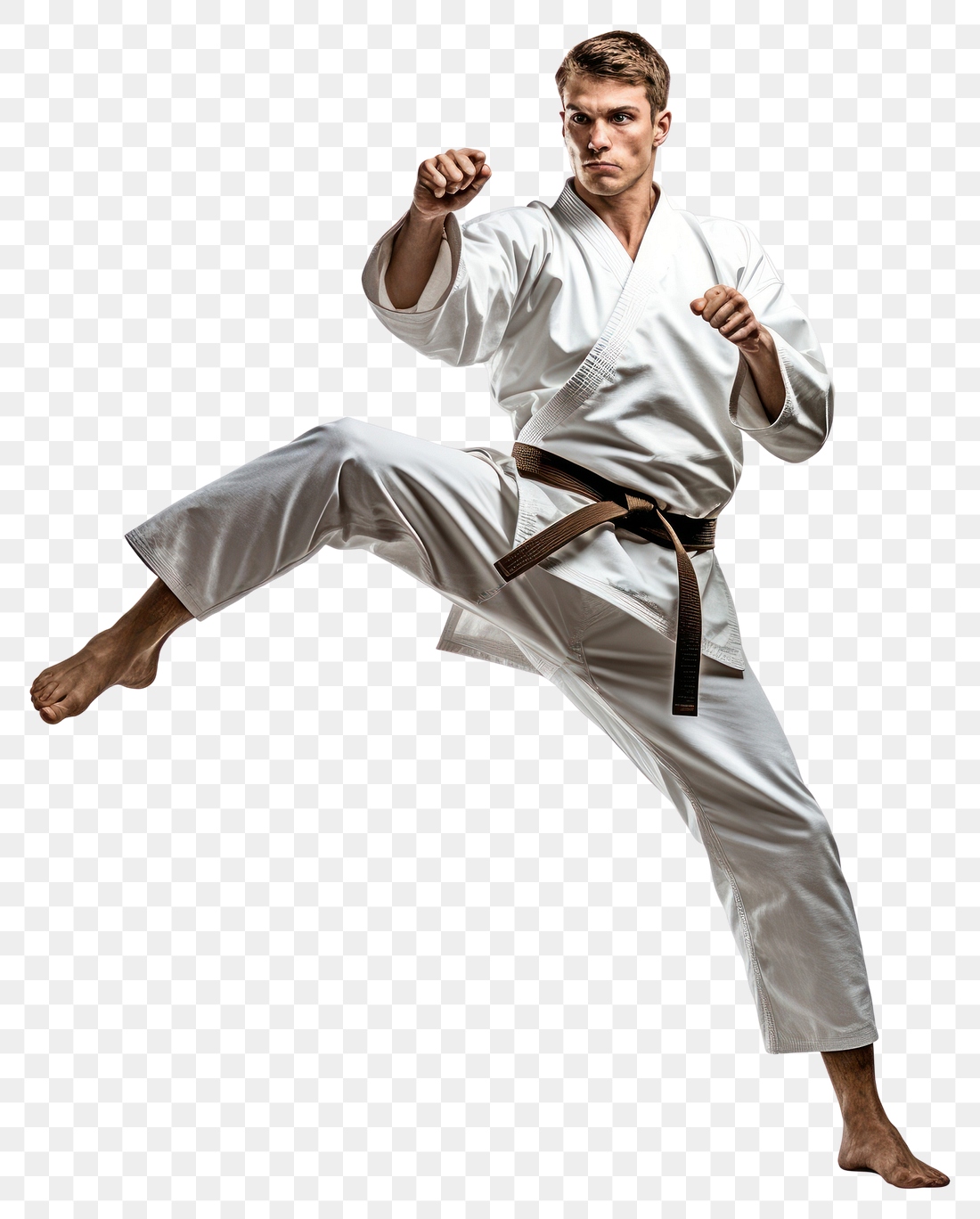 PNG Karate sports adult white | Premium PNG - rawpixel