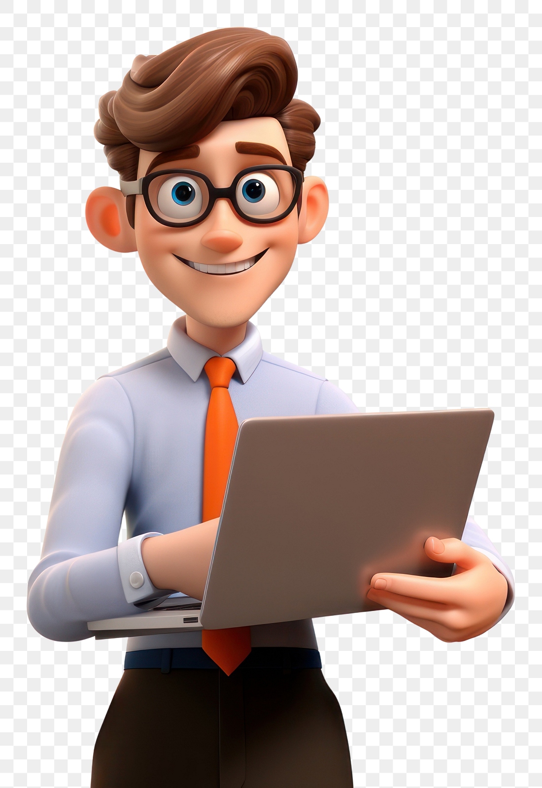 PNG Cartoon laptop adult computer. | Premium PNG - rawpixel