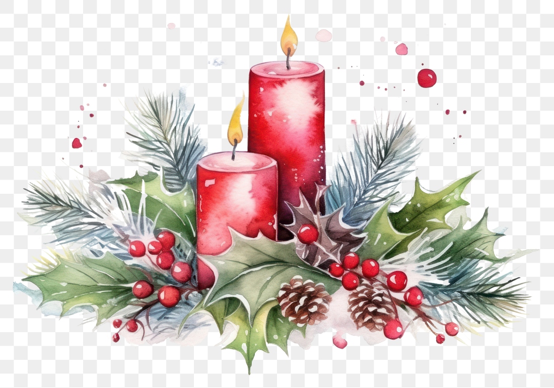 PNG Christmas graphics pattern candle | Premium PNG - rawpixel