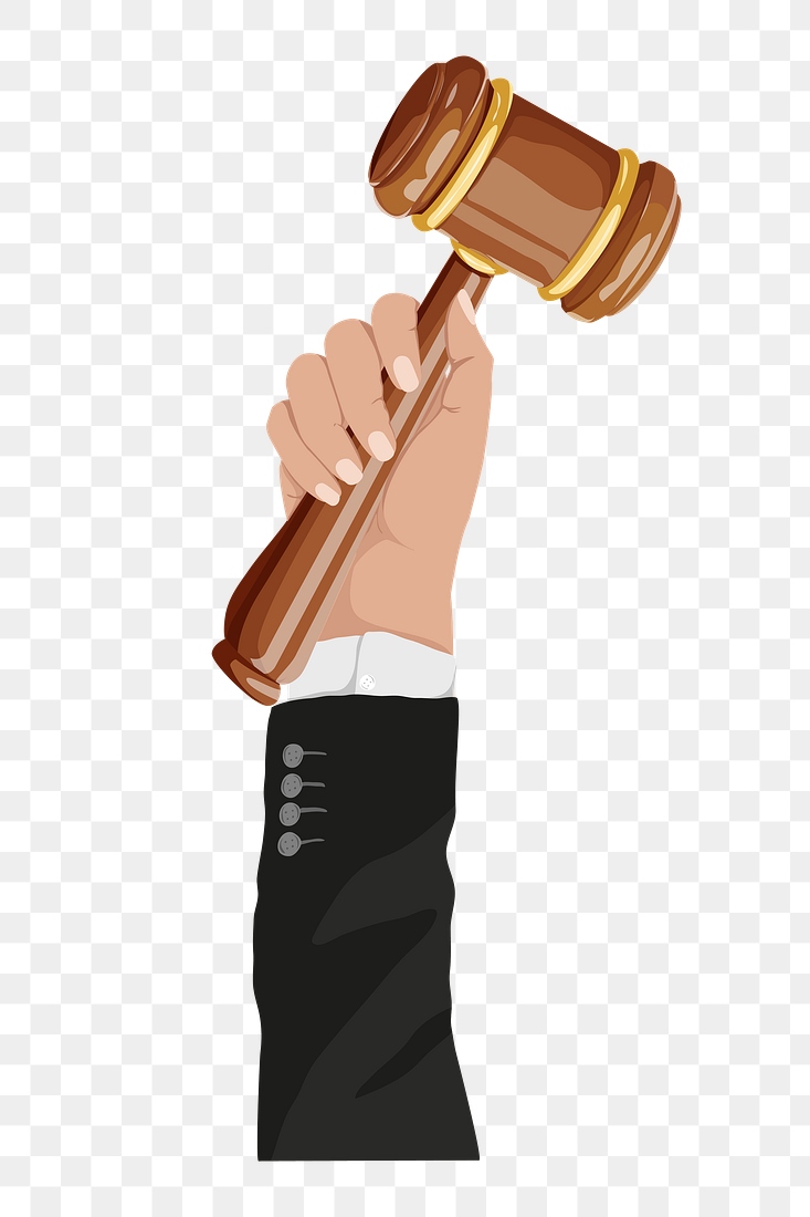 Justice gavel png, aesthetic illustration, Premium PNG rawpixel