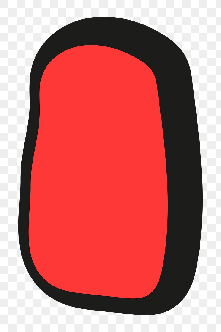 Red rectangle shape png, transparent | Premium PNG - rawpixel