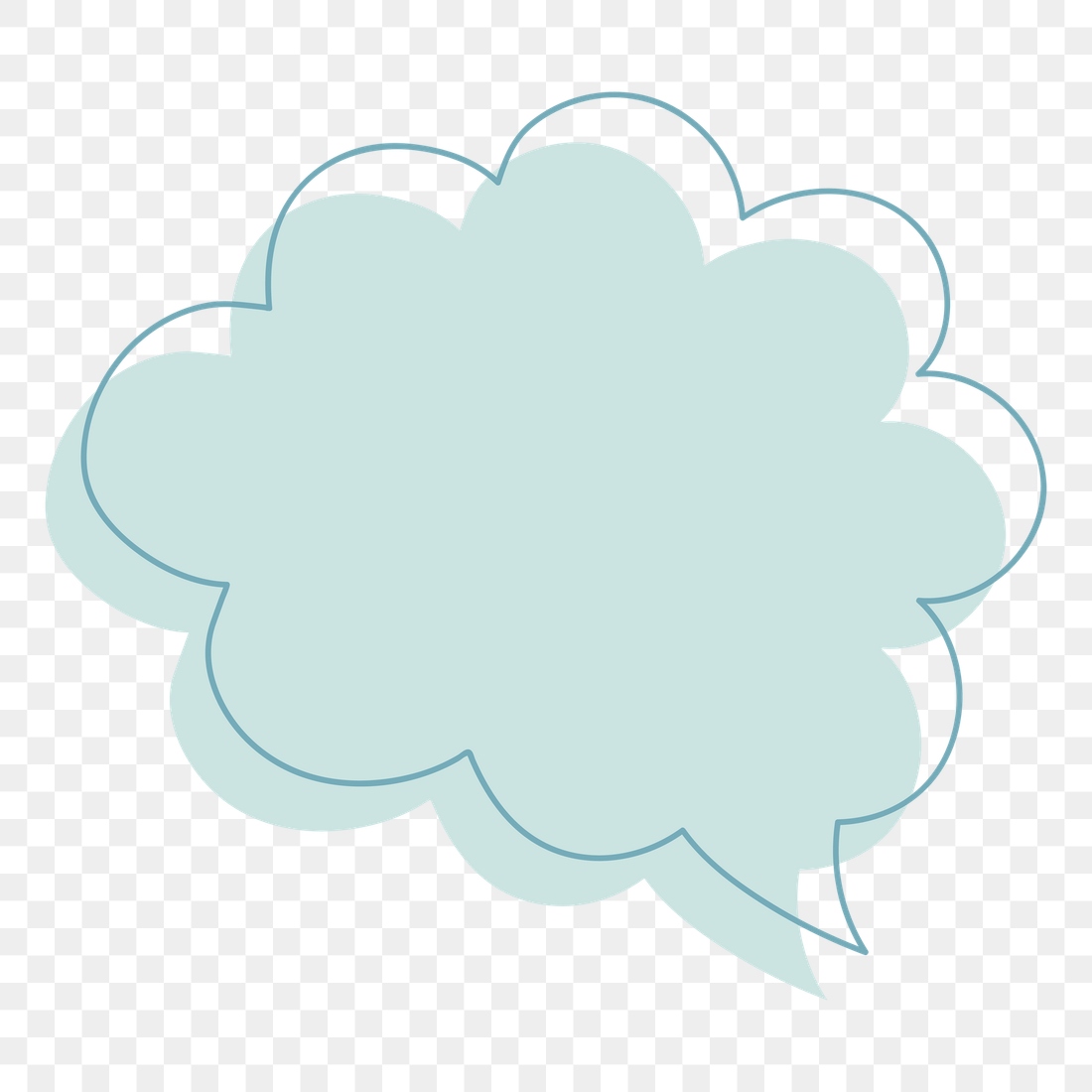 Png blue chat bubble, transparent | Premium PNG - rawpixel