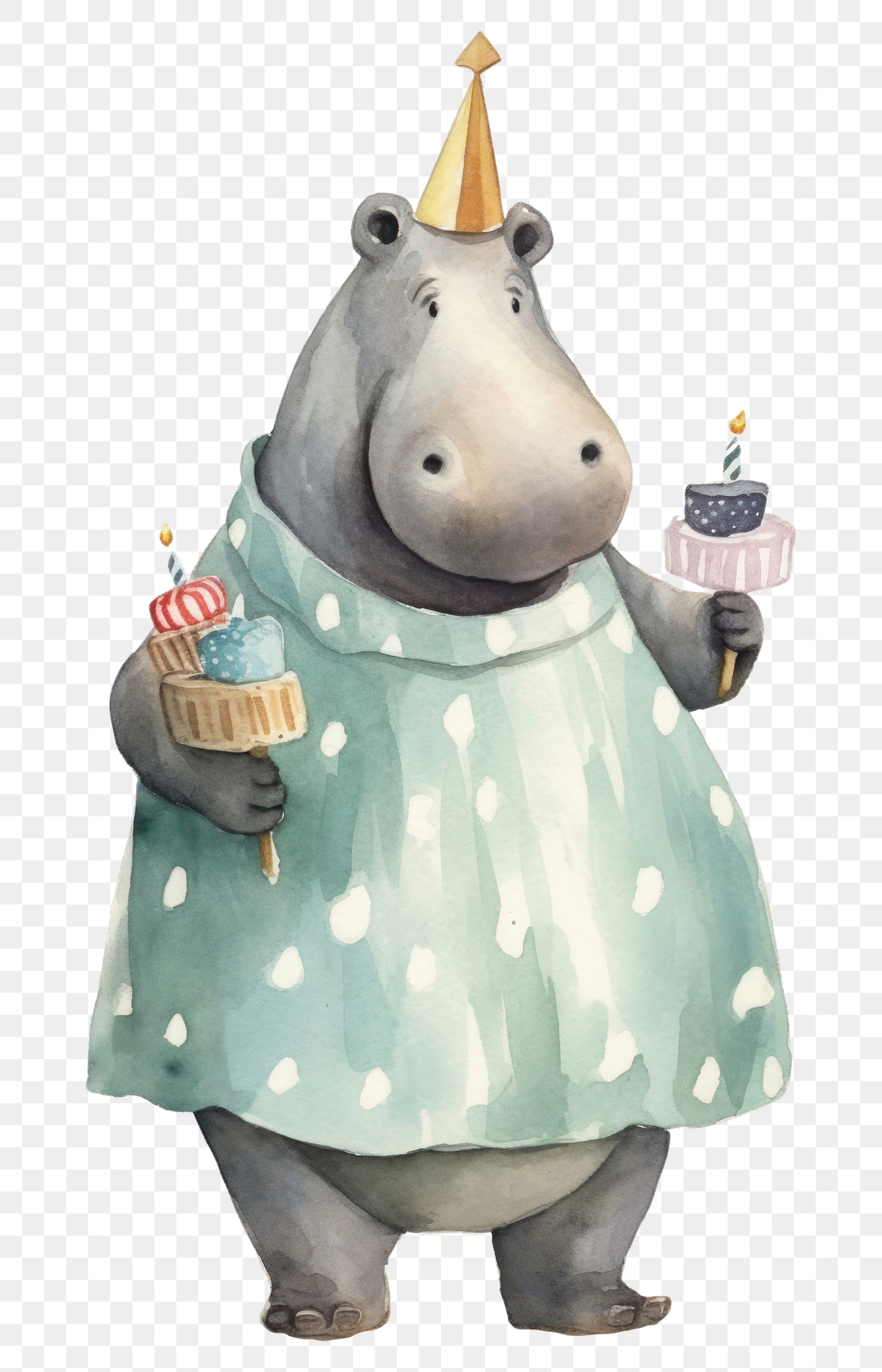 PNG Hippopotamus singing dessert cute | Premium PNG - rawpixel