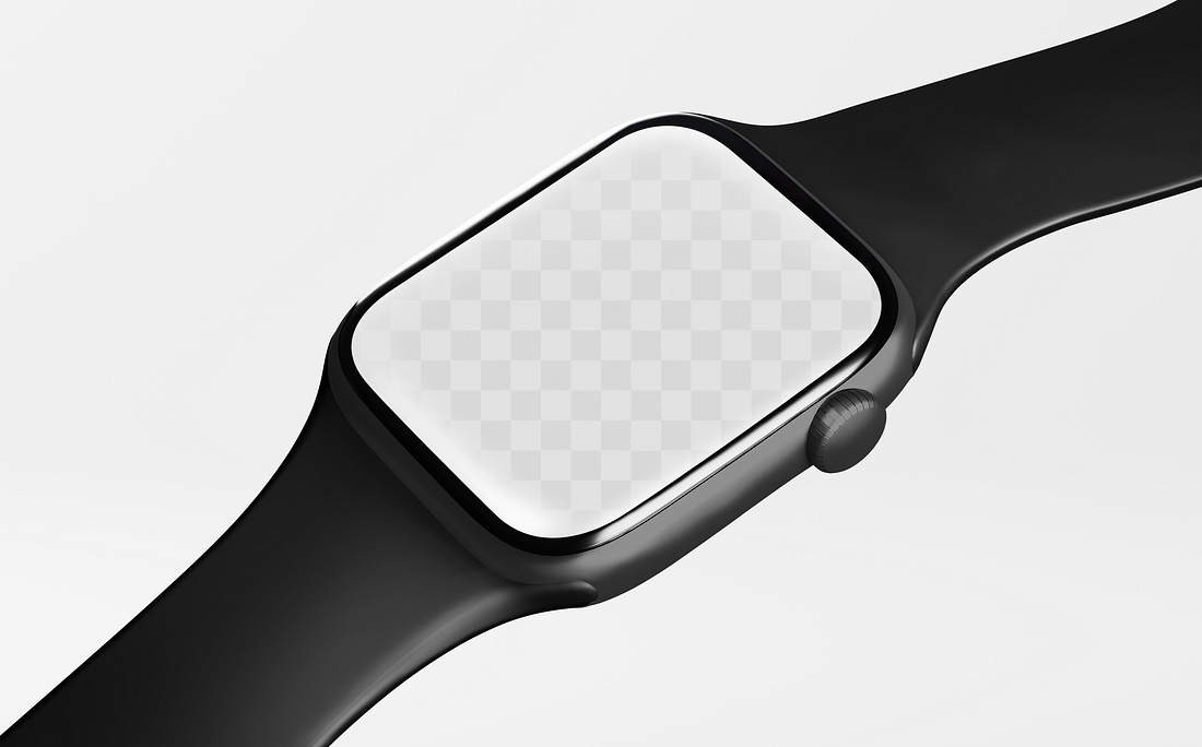 Smartwatch screen png transparent mockup Premium PNG rawpixel