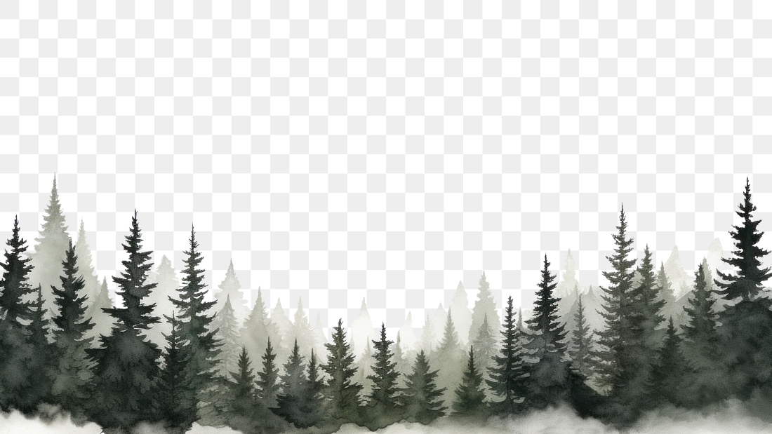 PNG Landscape fir trees backgrounds | Premium PNG - rawpixel