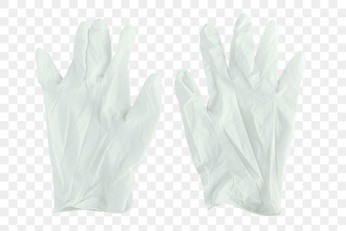 White latex gloves prevent coronavirus | Free PNG Sticker - rawpixel